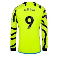 Camisa de time de futebol Arsenal Gabriel Jesus #9 Replicas 2º Equipamento 2023-24 Manga Comprida